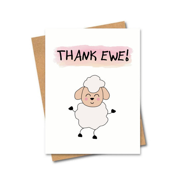 Thank Ewe Card